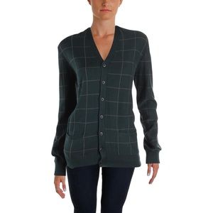 Inhabit Knit Button-Front Cardigan Sweater sz L
